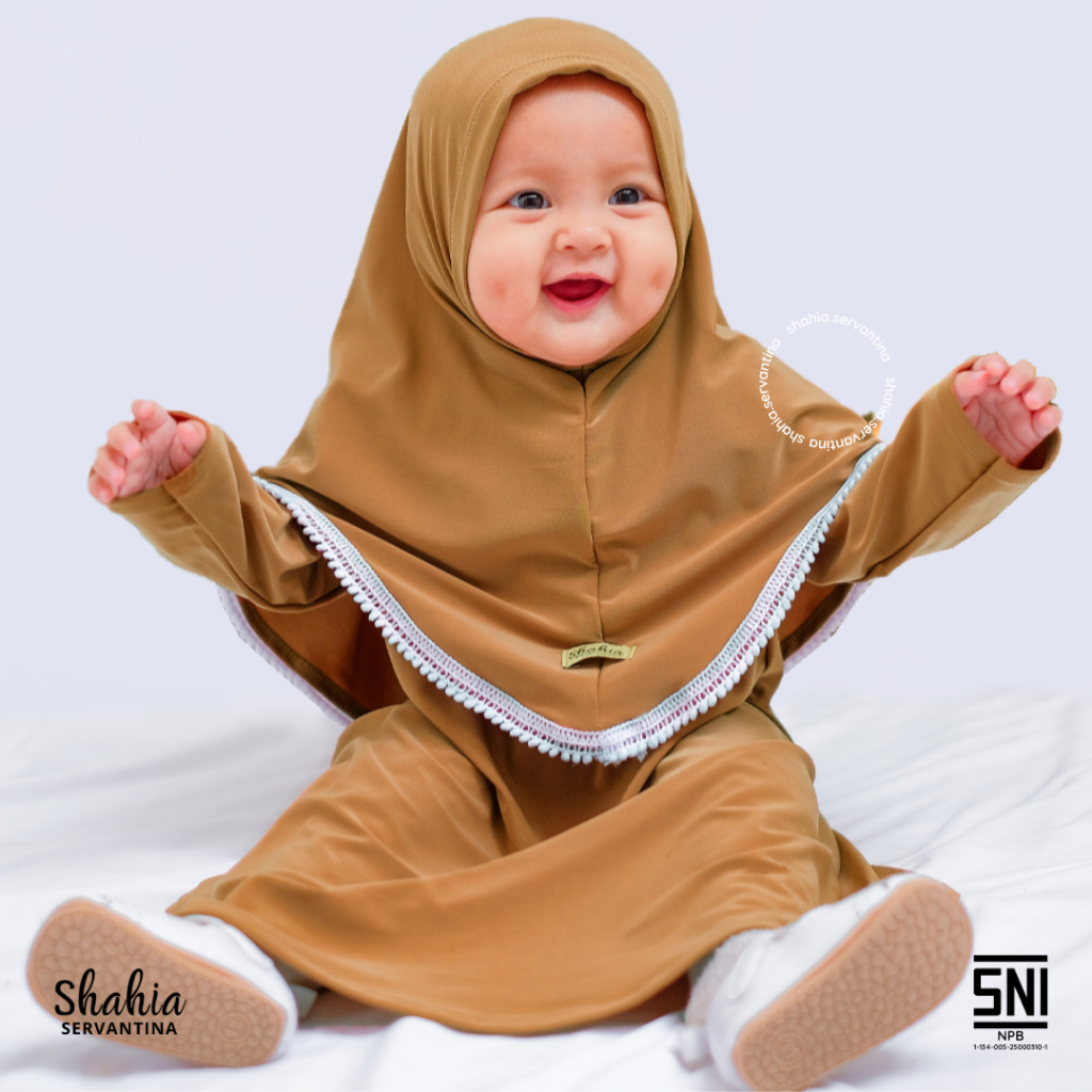 Shahia Servantina - Fatimah Gamis Aqiqah Baby Newborn
