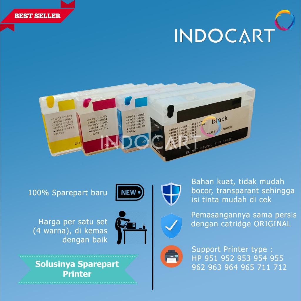 Ink CISS Refillable Cartridge HP 950XL 951XL 952XL 953XL 954XL 955XL 956XL 957XL 958XL 959XL 960XL