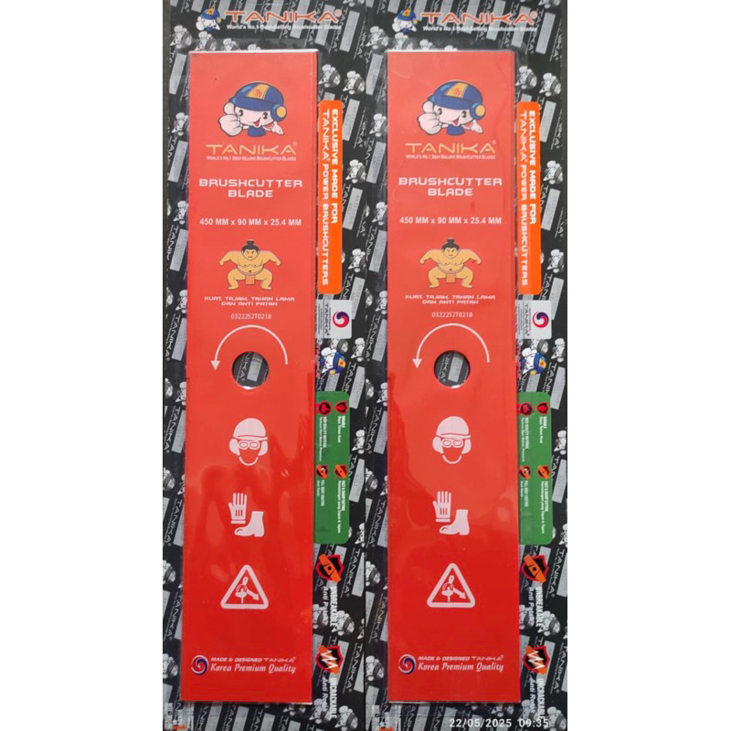 Pisau potong rumput Tanika 450X90 ASLI TANIKA