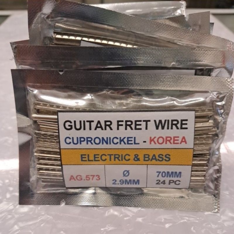 Guitar Fret Wire Cupronickel Electric & Bass Korea / Fret Gitar Elektrik dan Bass Korea 2,9mm / Fret