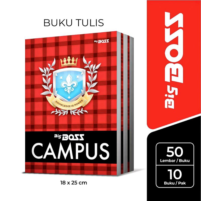

Bigboss Buku Tulis panjang 50 Lembar isi 10 buku
