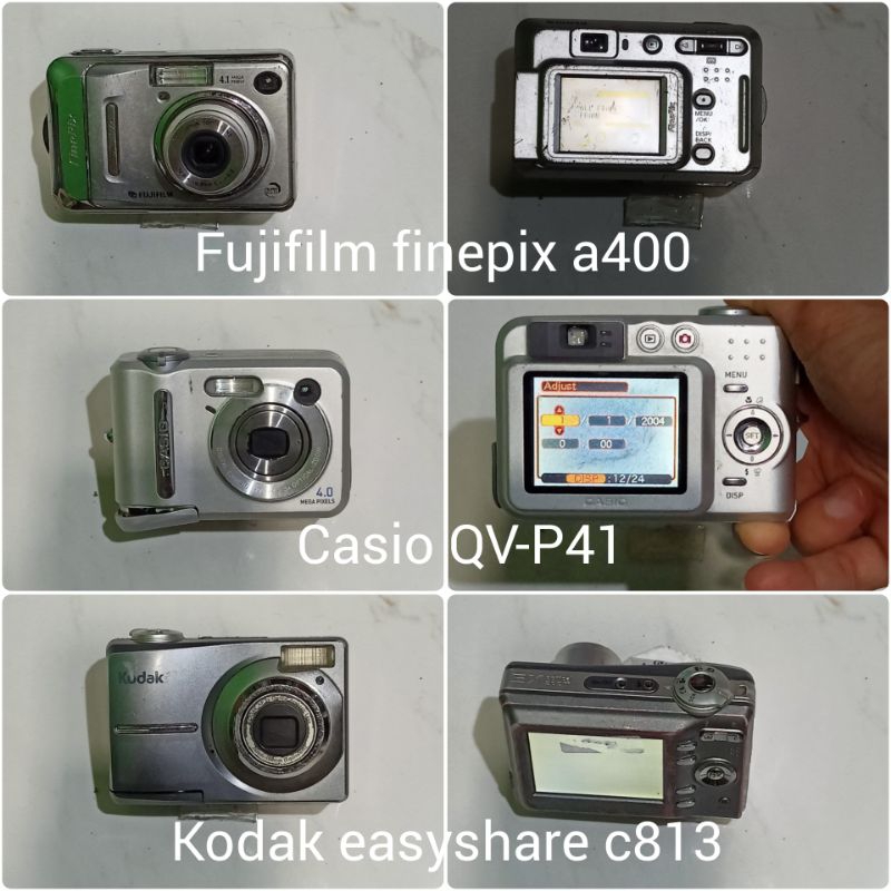 kamera digital Fujifilm finepix a400 Casio QvP41 Kodak easyshare C813