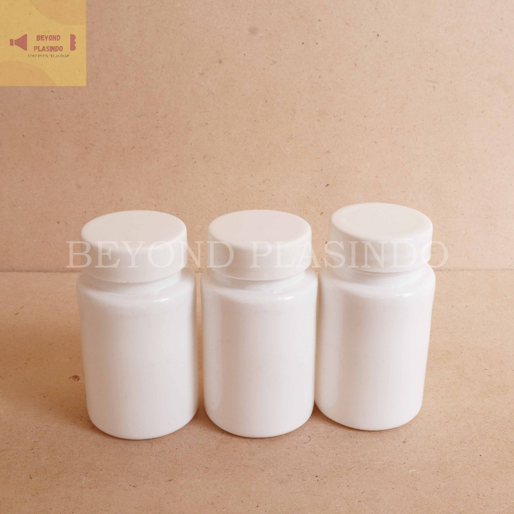 Botol Bulat 100ml/BOtol Kapsul 100ml/Botol Obat 100ml