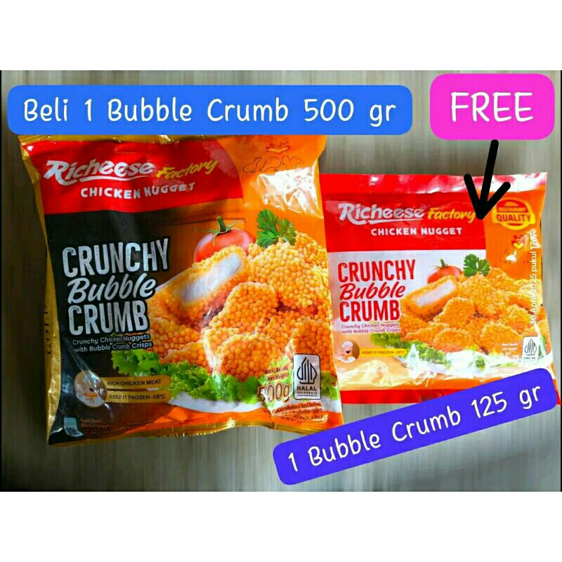 

Promo naget richeese buy one get one / naget ayam ricis buy 1 get 1 free