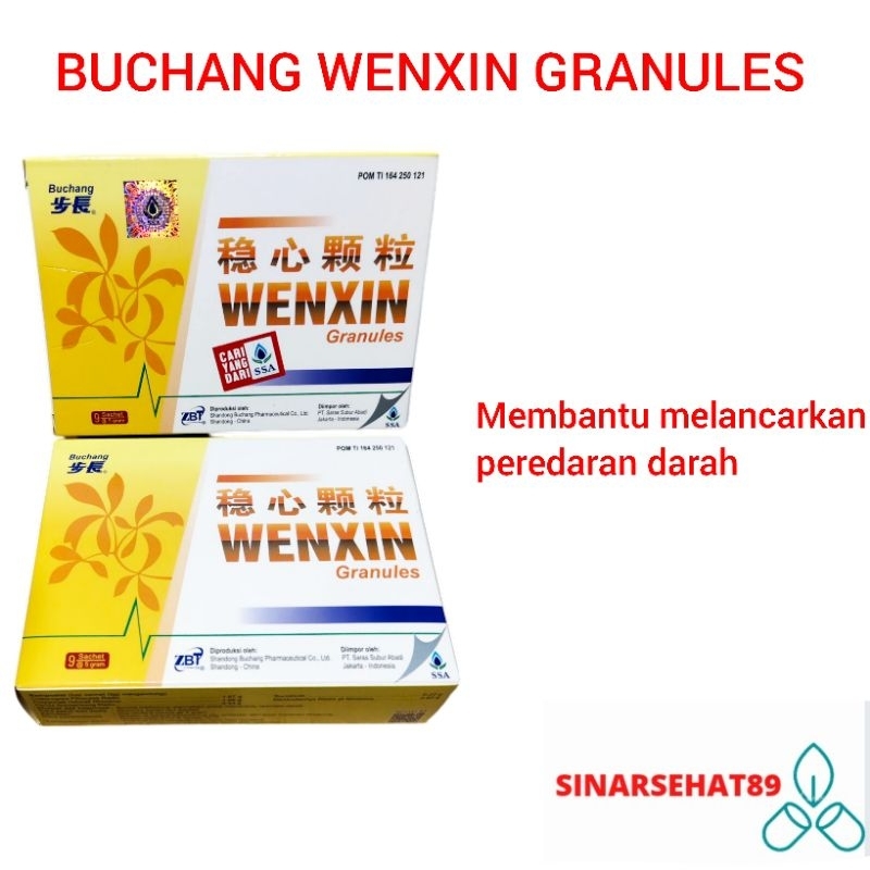 BUCHANG WENXIN GRANULES obat jantung herbal