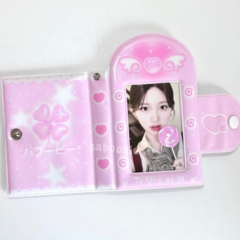 Collect Book Kolbuk Kancing Magnet Tempat Album Photocard PVC (Baca Desk)