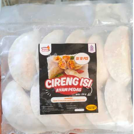 

Cireng isi ayam suwir pedas/ Cireng mercon/ Cireng ayam pedas frozen isi 10