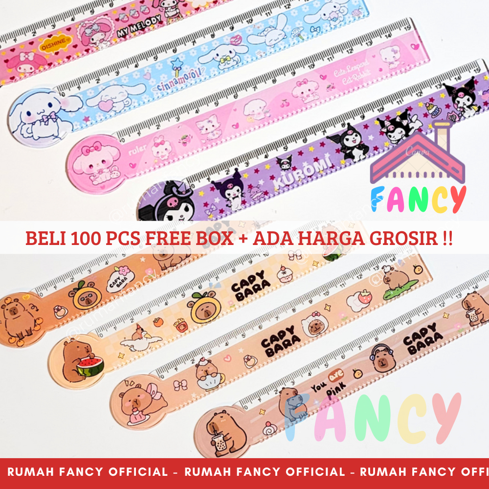 

[1PCS] Penggaris 15cm + Boneka Pompurin Melodi KUROmoi Cinamn Garisan Ruler Fancy 727 Big / TW 8178 15cm