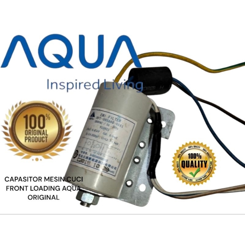 CAPASITOR MESIN CUCI FRONT LOADING AQUA ORIGINAL