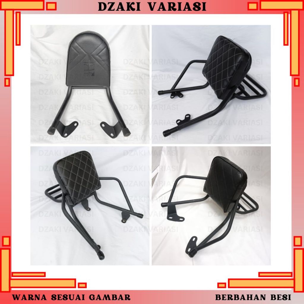 SANDARAN JOK BELAKANG MOTOR ALL BEAT STREET DELUXE FI KARBU SENDERAN JOK MOTOR SCOOPY NMAX OLD SANDA
