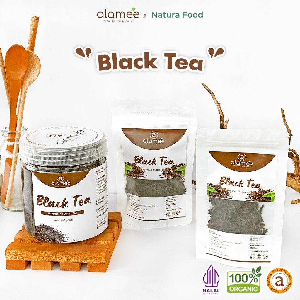 

ALAMEE Black Tea Premium Organic Teh Hitam Kering Dried Premium