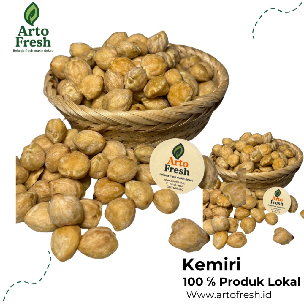 

Kemiri, Artofresh pack 100 gram
