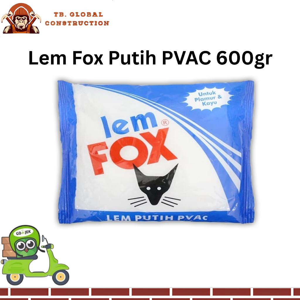 

Lem Fox biru PVAC 600gr Lem Slime / Lem Fox Putih Kertas Kayu Slime