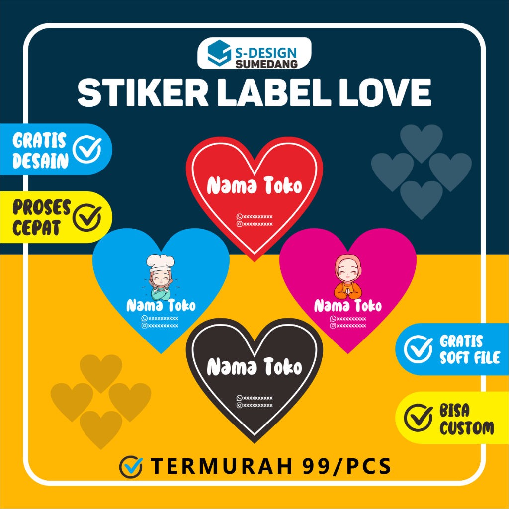

STIKER LOVE TERBAIK SDESAIN CABANG SUMEDANG / STIKER / STICKER / STIKER LOVE / STICKER LOVE / CETAK