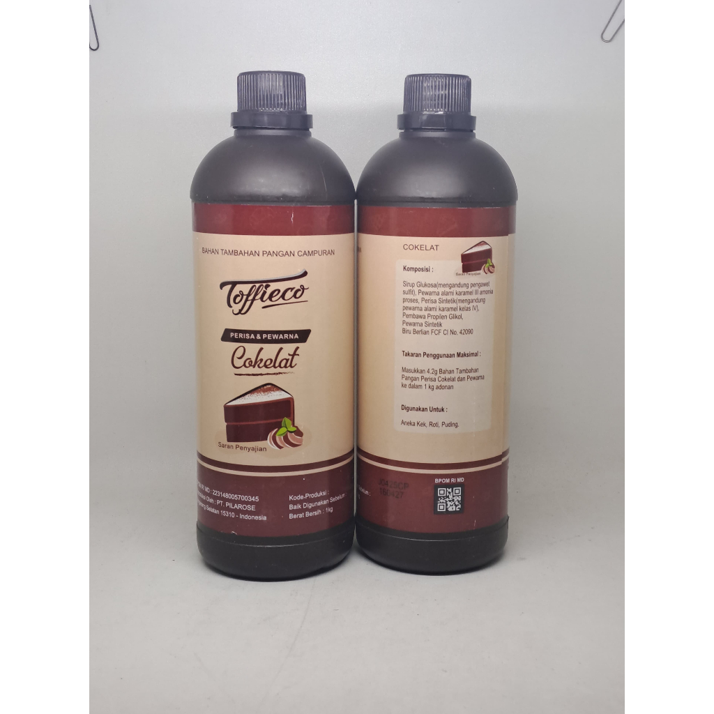 

TOFFIECO PERISA COKLAT PASTA 1LTR - COCOK UNTUK MAKANAN DAN MINUMAN