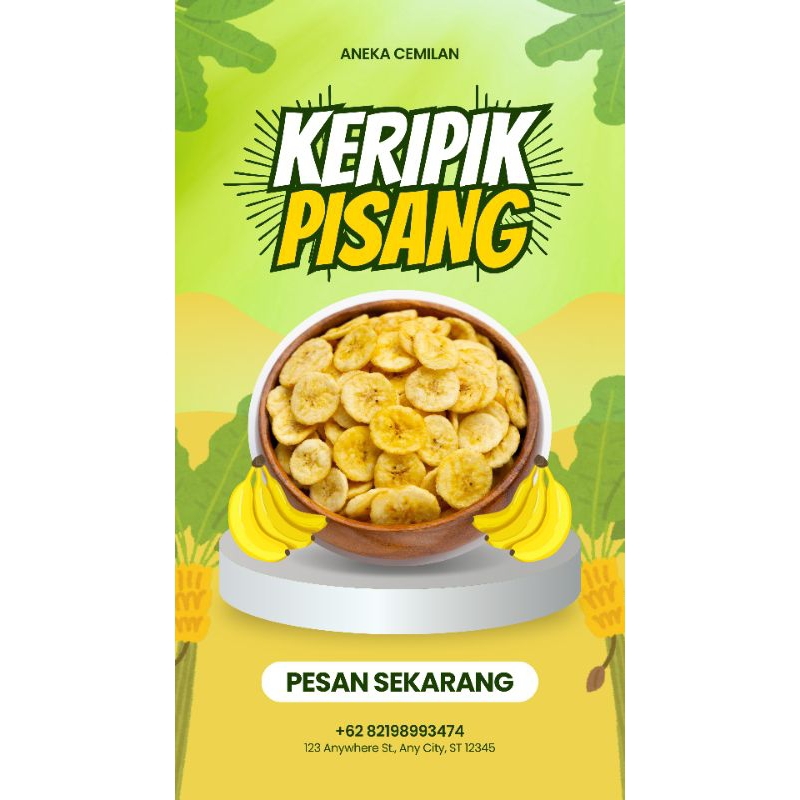 

[70 gram] Kripik pisang originalmix