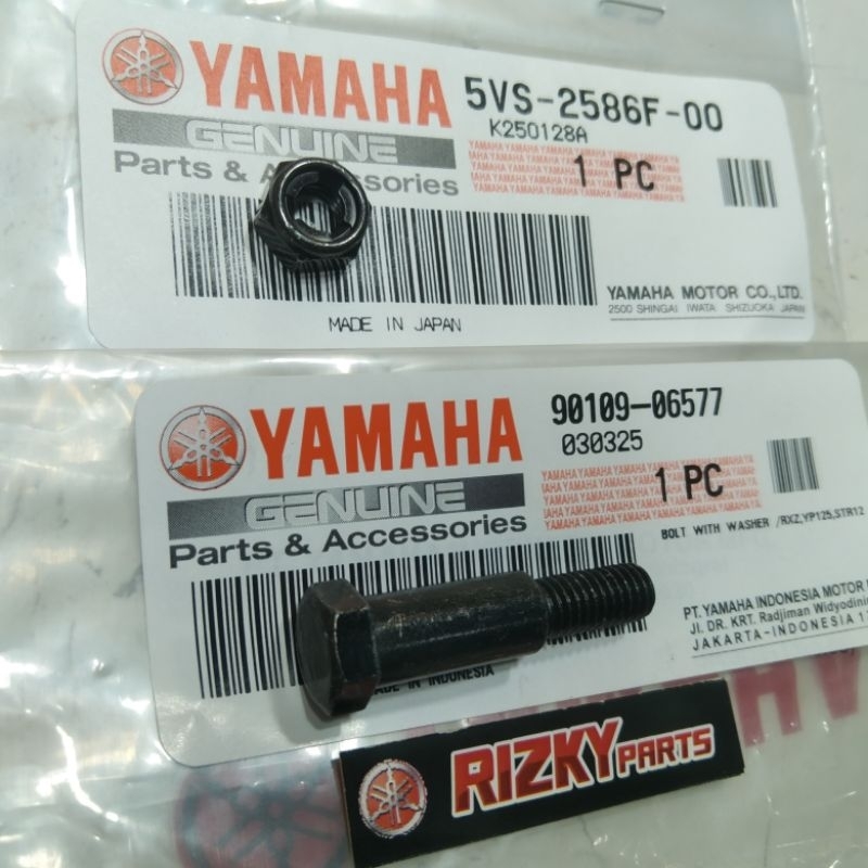 BAUT MUR HANDLE REM DEPAN RX KING RX K F1ZR FORCE1 ORIGINAL YAMAHA GENUINE PATRS 90109-06577&5VS-258