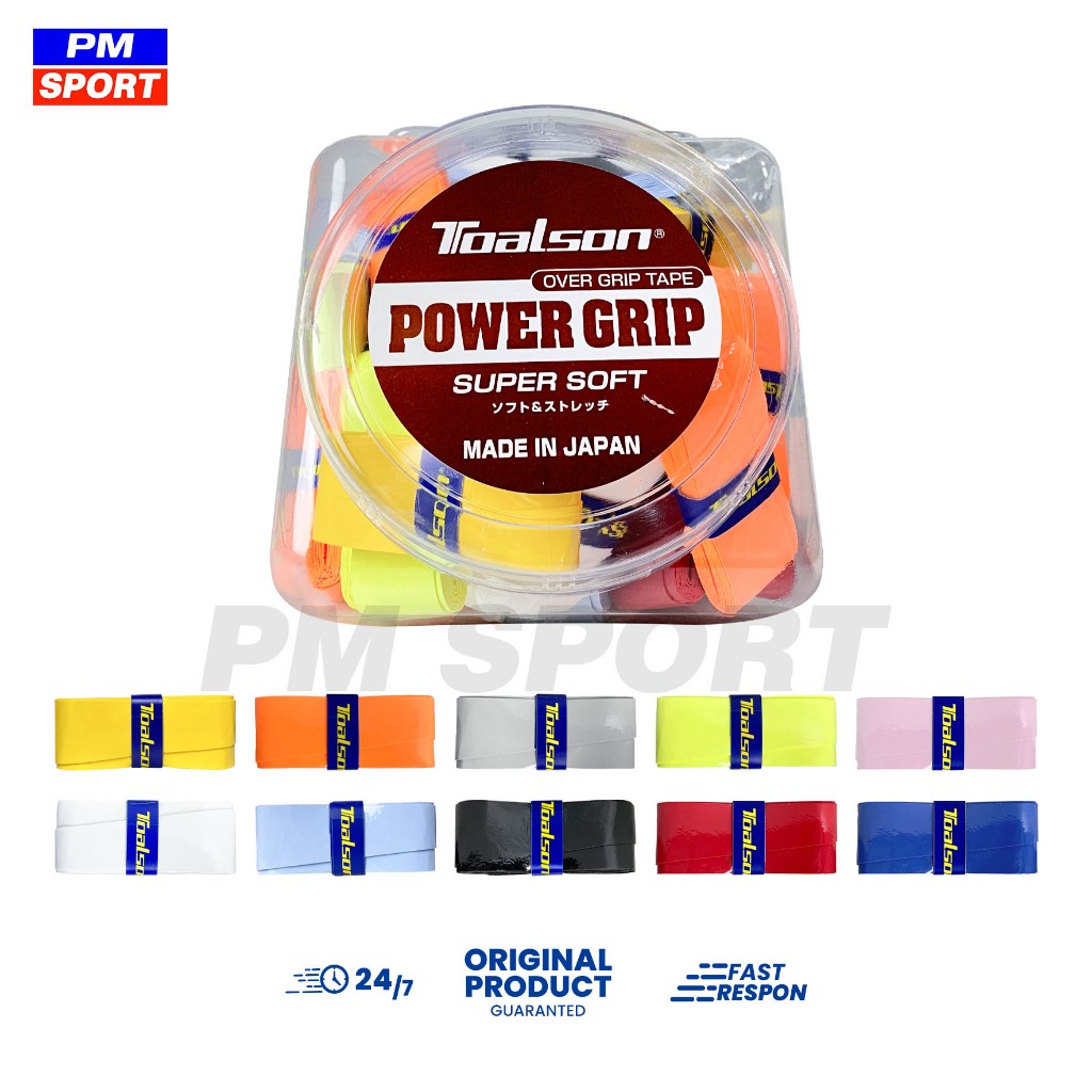 GRIP KARET RAKET BADMINTON TOALSON POWER GRIP HAND GRIP ORIGINAL