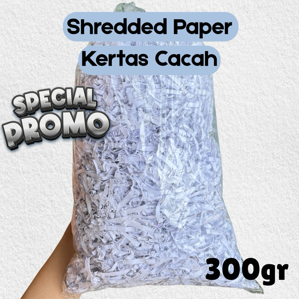 

[PROMO] Shredded Paper Kertas Cacah Kertas Serut Isian Parcel Packing Hampers Gift Kado