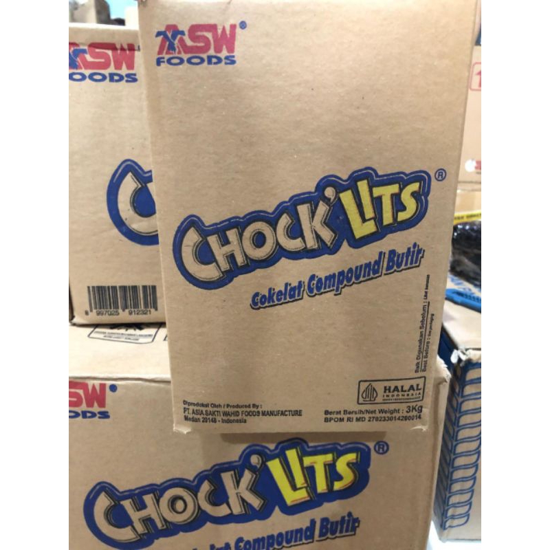 

messes cokelat butir Chock'Lits 3kg