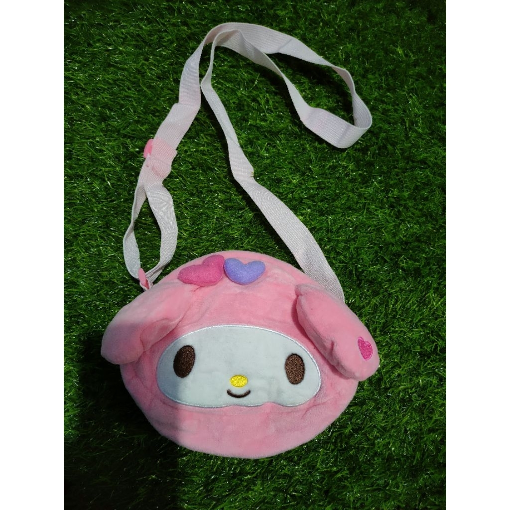 tas sling selempang anak cewek my melody sanrio second preloved