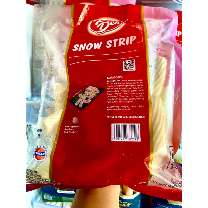 

Pak Den Snow Strip 500gr / snow strip frozen