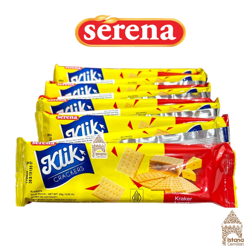 

Serena KLIK Crackers Krekers Keju (isi 10 pcs)