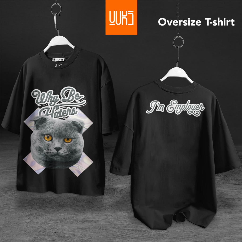 OVERSIZE T-Shirt "Cat The Employer"