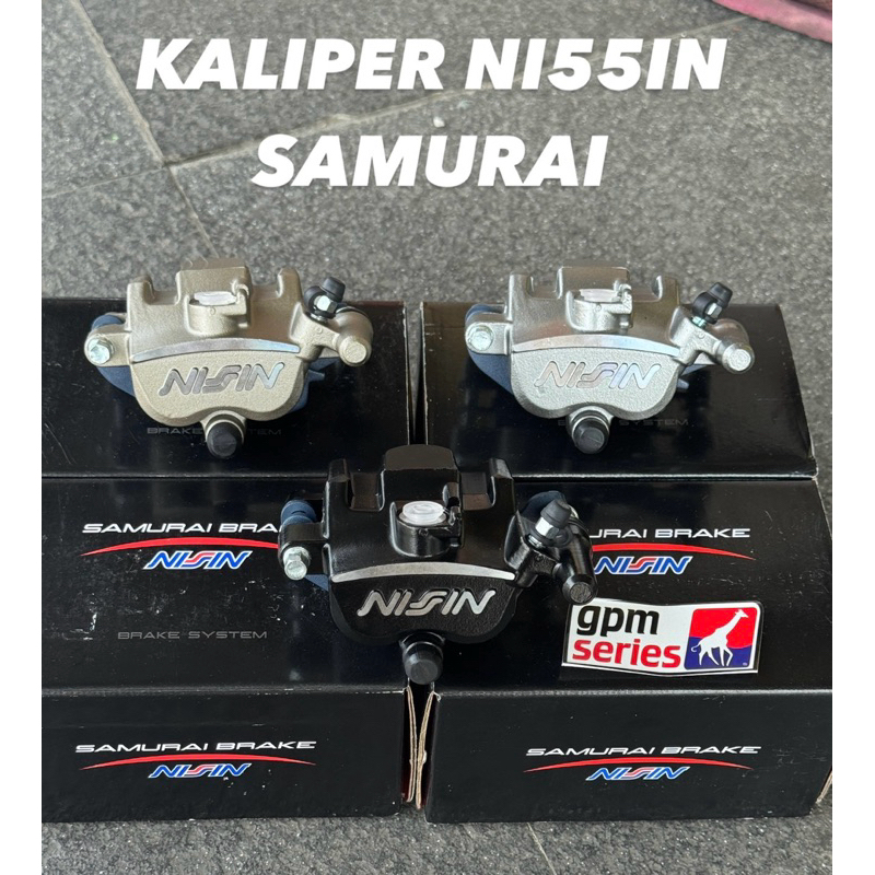 Kaliper 2 Piston Samurai Nl55lN Original 100% Kanan Dan Kiri Universal Untuk Semua Motor vario ninja