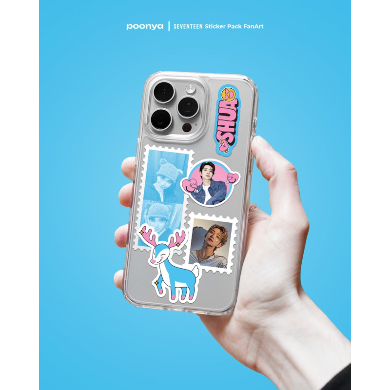 

Phone Sticker Pack Fan Art - JOSHUA (SEVENTEEN)