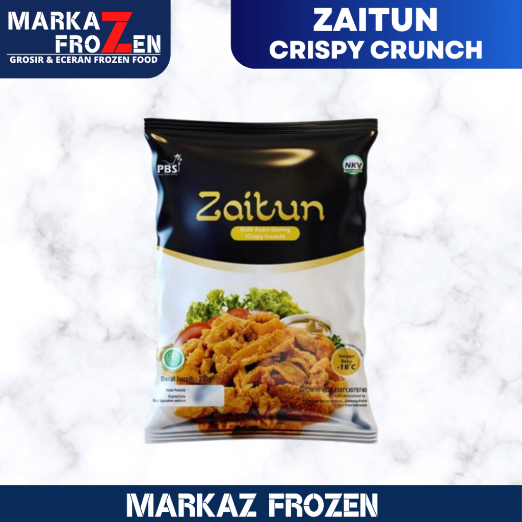 

ZAITUN CRISPY CRUNCH / KULIT AYAM 300GR