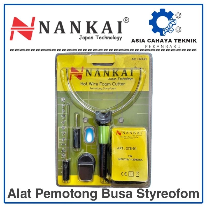 

NANKAI Styrofoam Cutter Alat Potong Pemotong Gabus Spon Busa Listrik 3in1