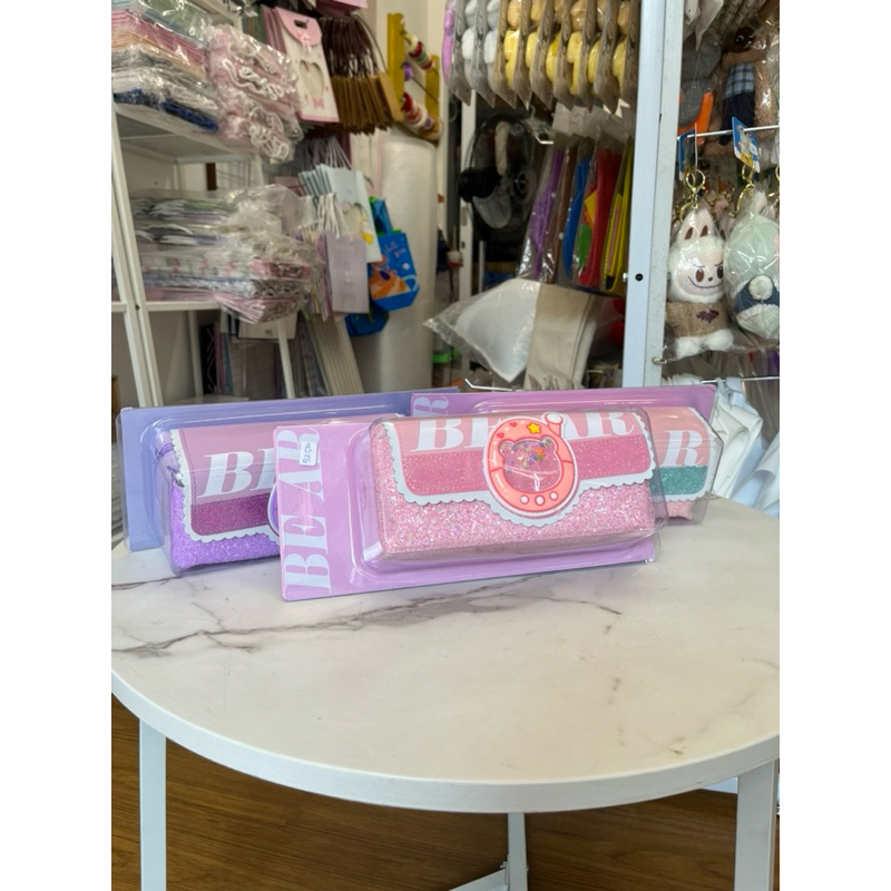 

Kotak Pensil Lucu Aesthetic Glitter Bear Pink Ungu Perempuan Cewek Sekolah Sd Smp Sma