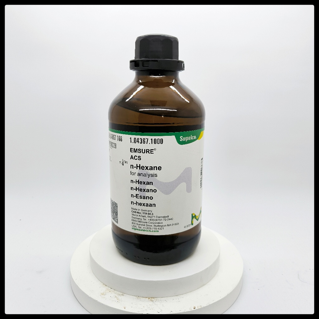 N-HEXANE 2.5L pro analis / HEXANE / Heksana MERCK 104367 - 1L (OP)