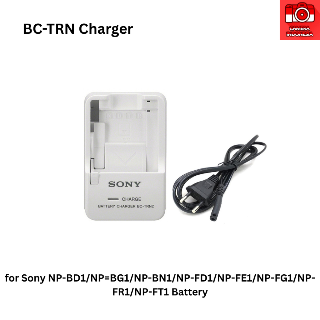 Travel Charger BC-TRN Baterai Kamera Sony Cyber-shot NP-BD1, BG1, BN1, FD1, FE1, FG1, FR1, FT1