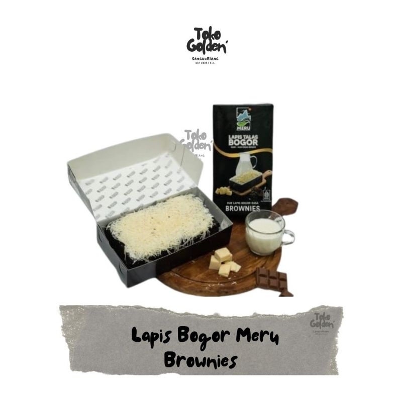 

Lapis Talas Meru - Brownies