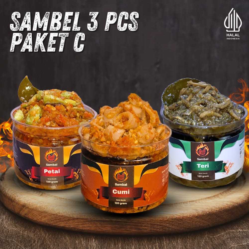 

Paket Sambal Ngulek Dewek/Paket Sambal 3 pcs