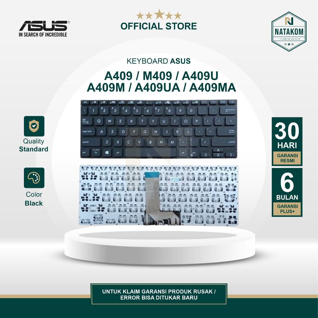 KEYBOARD ASUS A409 M409 A409U A409M A409UA A409MA
