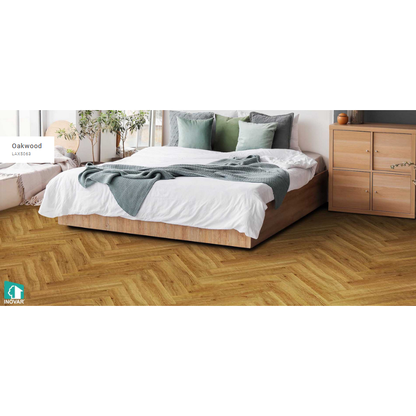 Lantai SPC Herringbone INOVAR Klik 5mm / Lantai SPC Herringbone / Herringbone