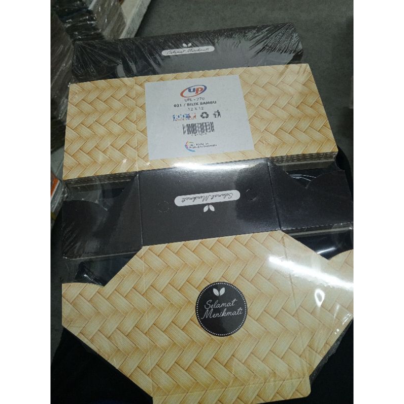 

KOTAK SNACK BOX/ KOTAK UFE SNACK BOX 12×12 ISI 100PC