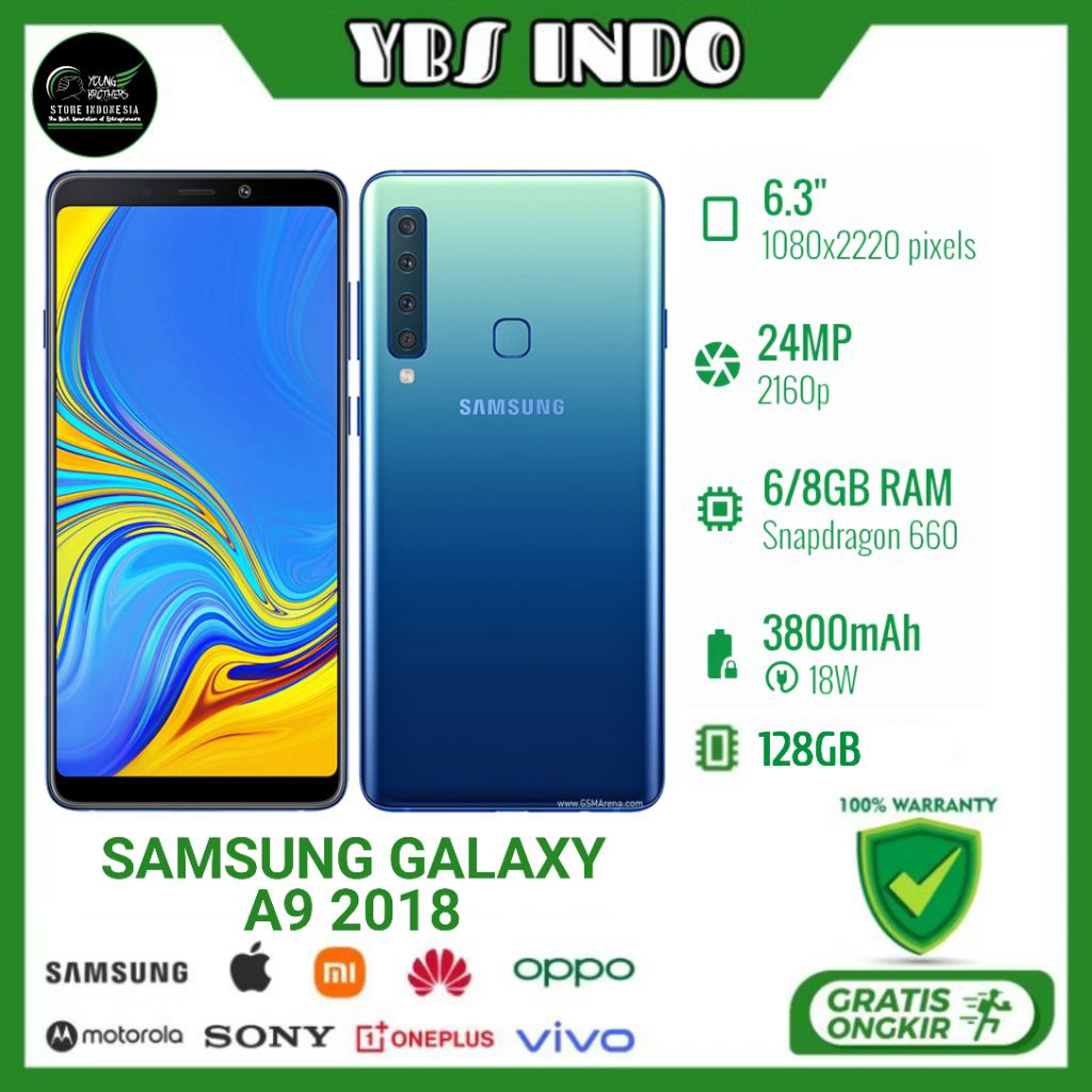Samsung Galaxy A9 2018 SEIN  - Smartphone Bekas Bergaransi