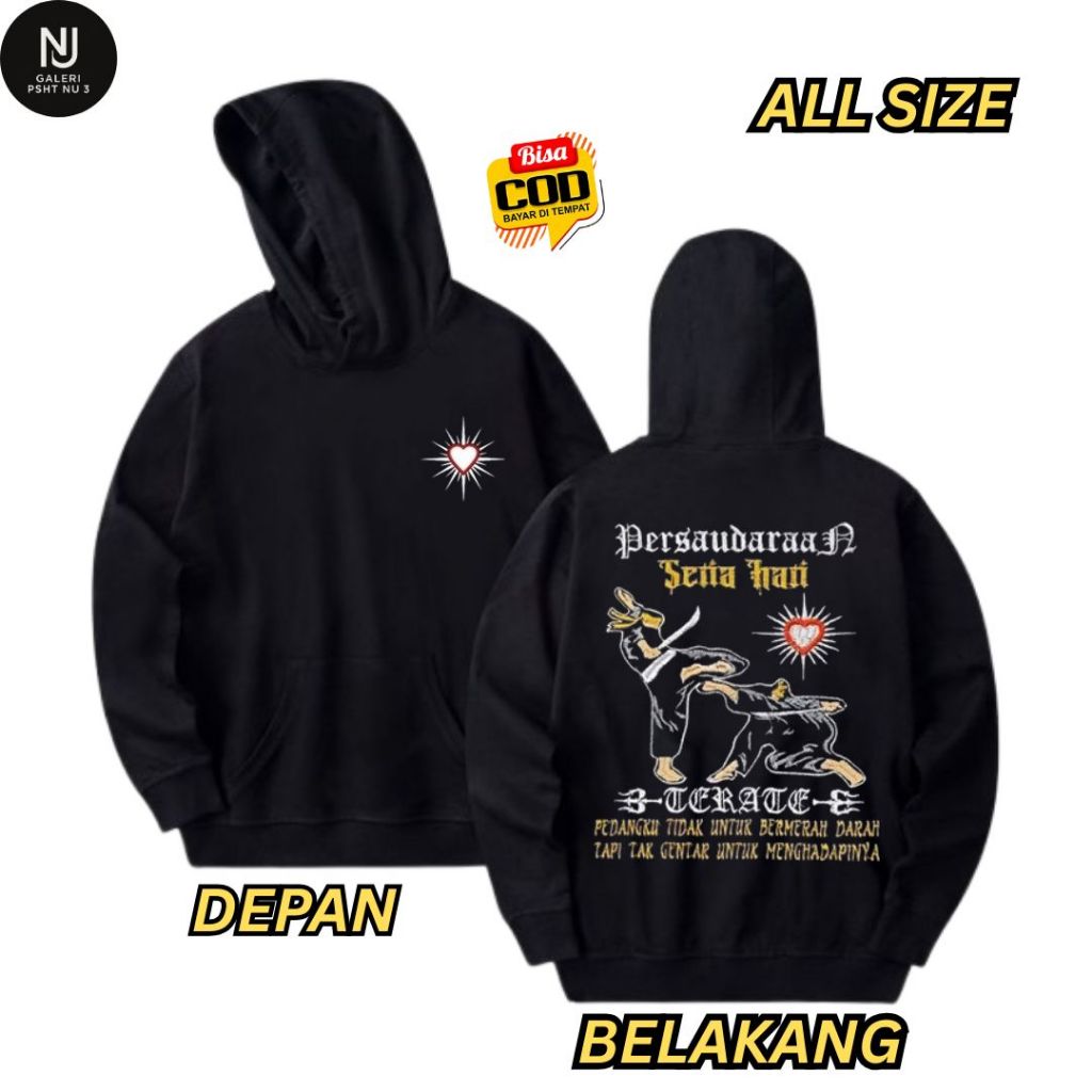 Jaket Warga Psht - Hoodie Psht Bordir