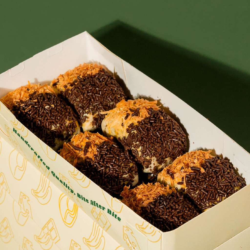 

[CHOCO CHEESE BOLLEN] by The Bollen Baker / Pisang Bollen Coklat Keju Premium / Kue Pisang Coklat Keju Renyah