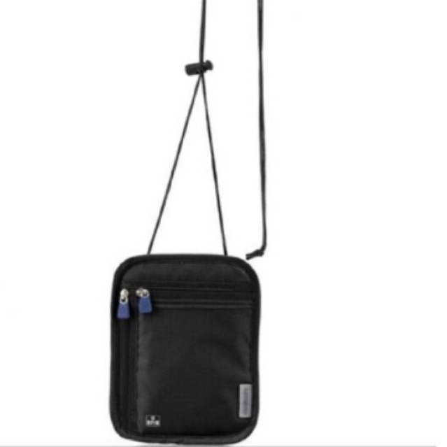 Samsonite Neck Pouch Travel Acc Essential Paspor RFID_Black