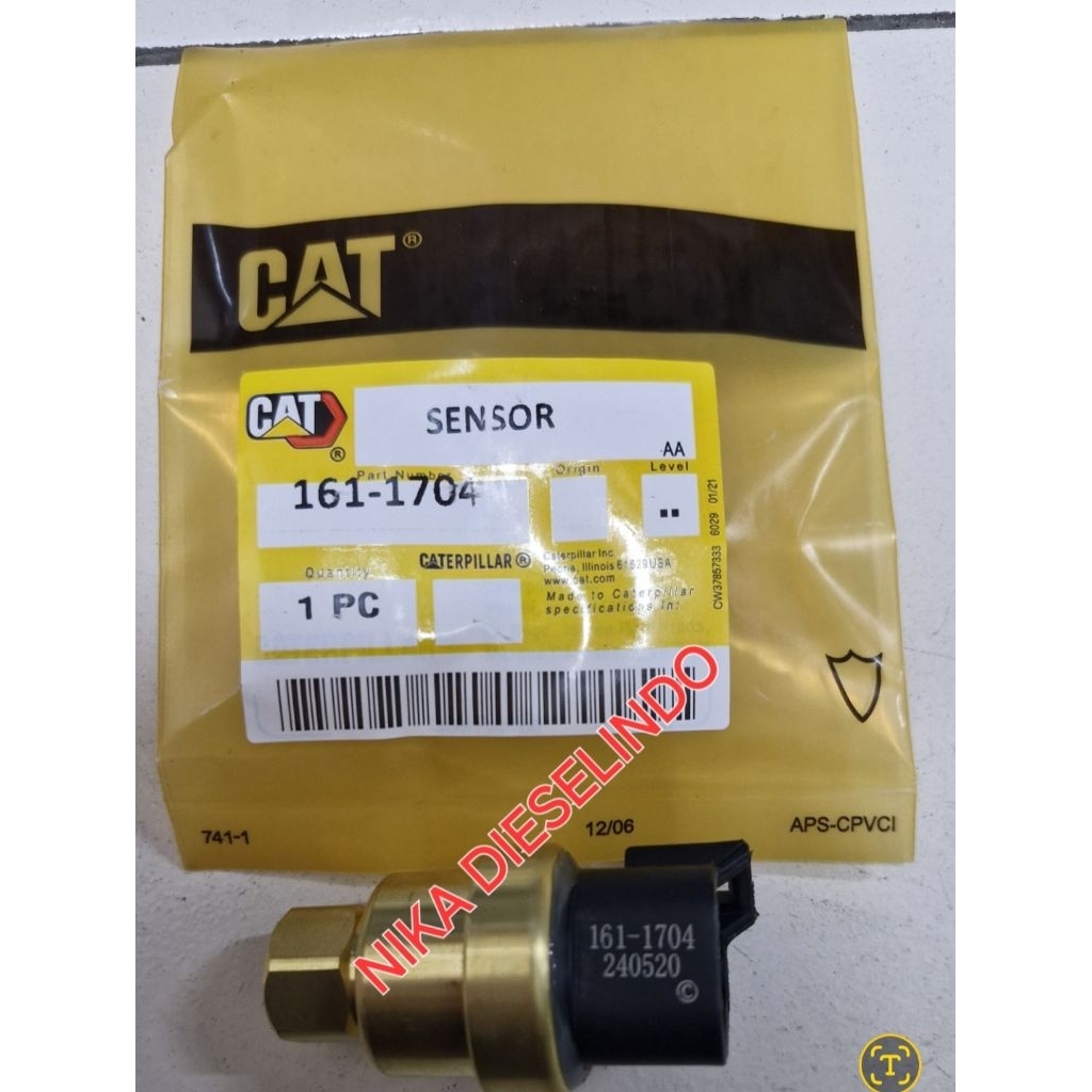 SENSOR GP PRESSURE 161-1704 / SENSOR TEKANAN OLI 1611704 CATERPILLAR