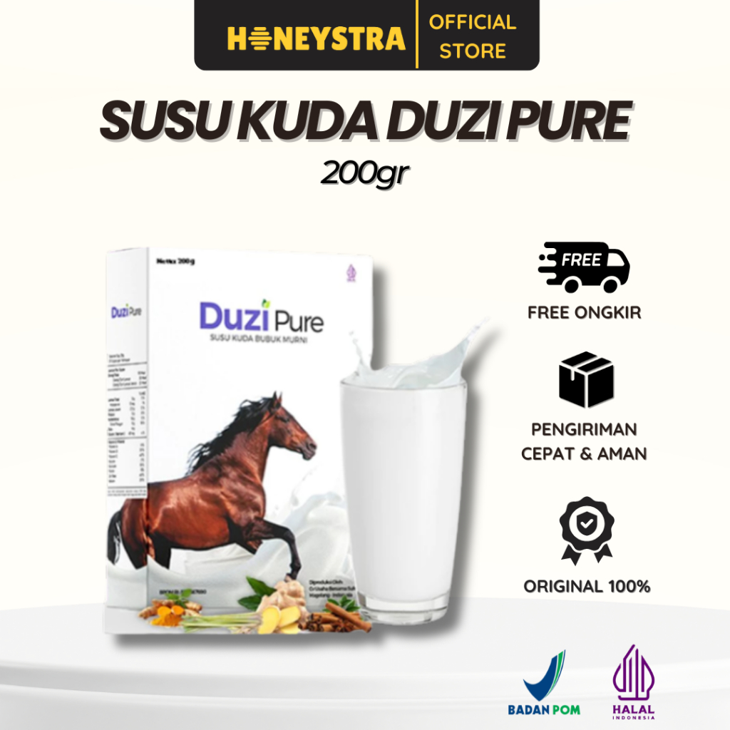 

Duzi Pure Susu Kuda Murni Untuk Asam Urat, Tulang Dan Nyeri Sendi 100% Original