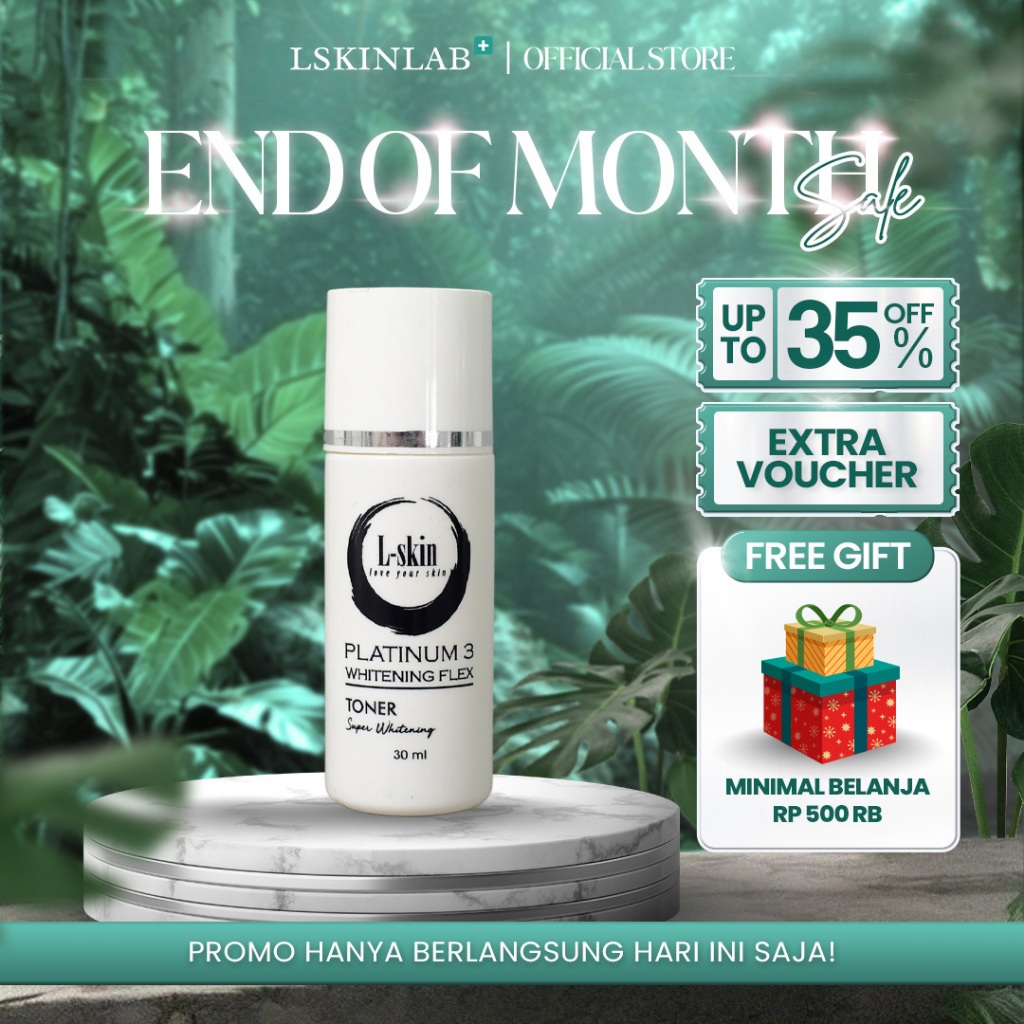 Lskin Toner  Platinum 3 | Toner Penghilang Flek Hitam