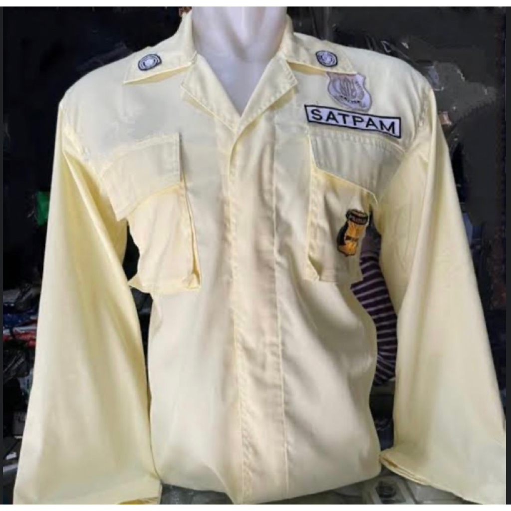 SERAGAM SATPAM PDL/BAJU PDL SATPAM TERBARU/SETELAN SATPAM PDL/BISA PAKE ATRIBUT SAMA NAMA