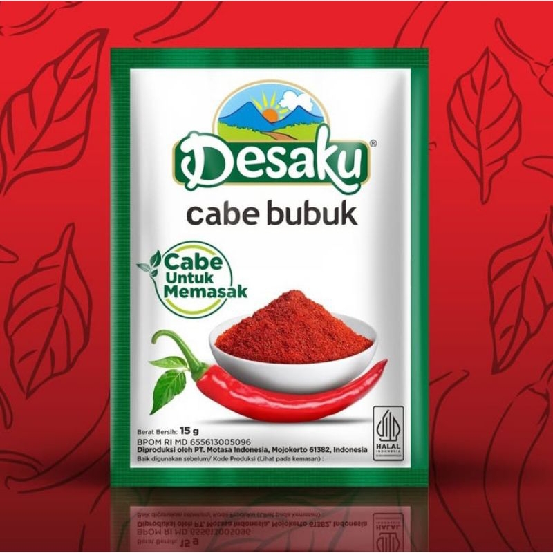 

Desaku Cabe Bubuk 1 Renceng | 10pcs