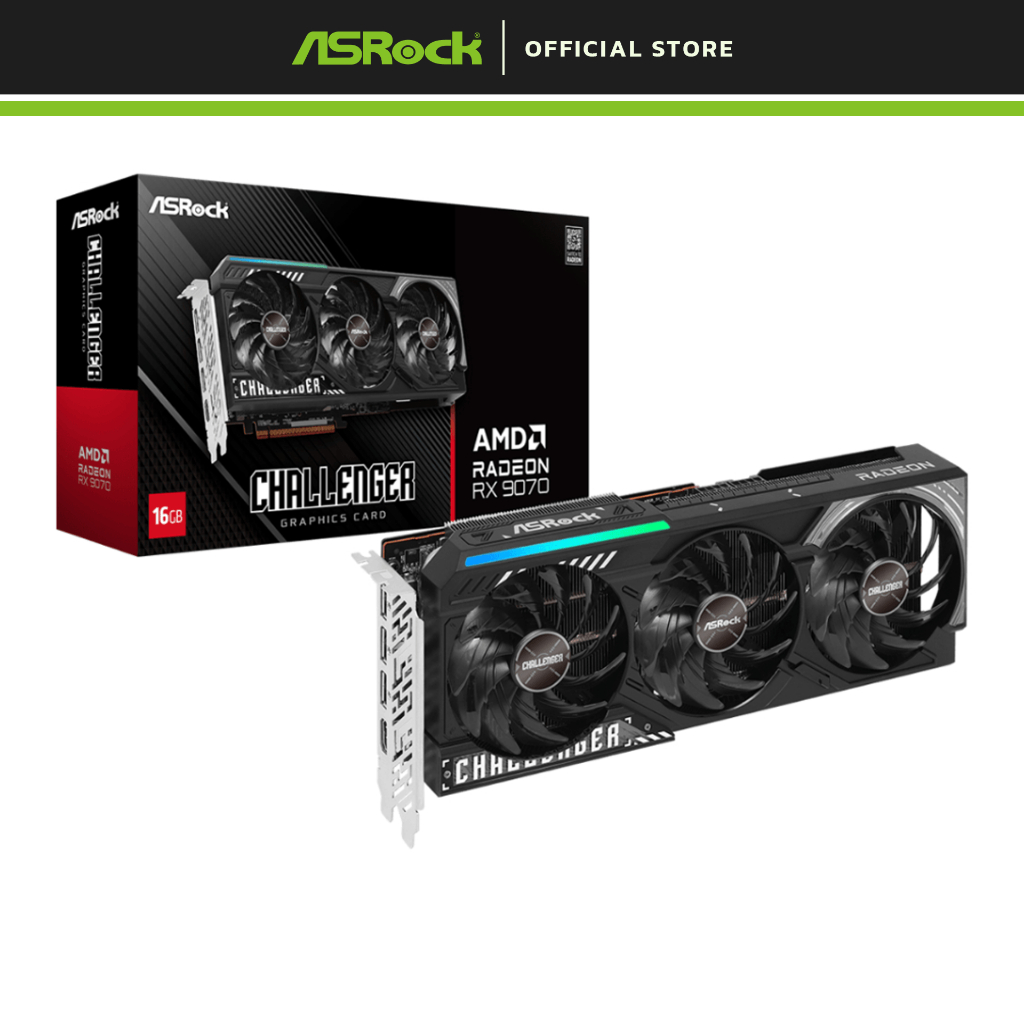 ASRock Radeon RX 9070 16GB Challenger